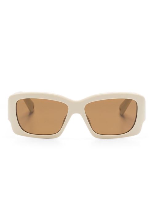 Croisere Sunglasses LINDA FARROW X JACQUEMUS | JAC60C2SUNCROISIERESANDGOLDBROWN